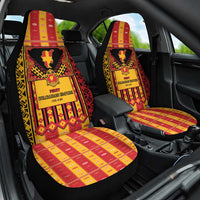 First Bulgarian Empire Car Seat Cover Slavic Patterns - Wonder Print Shop