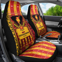 First Bulgarian Empire Car Seat Cover Slavic Patterns - Wonder Print Shop