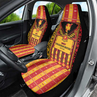 First Bulgarian Empire Car Seat Cover Slavic Patterns - Wonder Print Shop