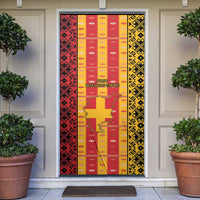 First Bulgarian Empire Door Cover Slavic Patterns - Wonder Print Shop