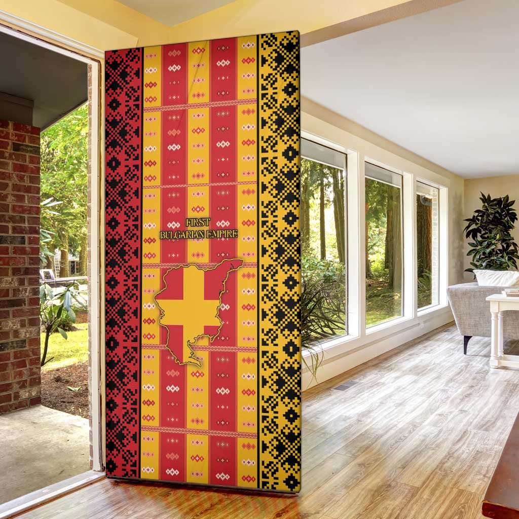 First Bulgarian Empire Door Cover Slavic Patterns - Wonder Print Shop