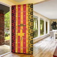First Bulgarian Empire Door Cover Slavic Patterns - Wonder Print Shop