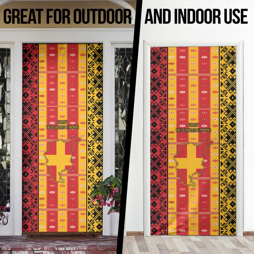 First Bulgarian Empire Door Cover Slavic Patterns - Wonder Print Shop