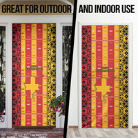 First Bulgarian Empire Door Cover Slavic Patterns - Wonder Print Shop