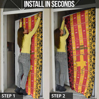 First Bulgarian Empire Door Cover Slavic Patterns - Wonder Print Shop