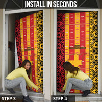 First Bulgarian Empire Door Cover Slavic Patterns - Wonder Print Shop