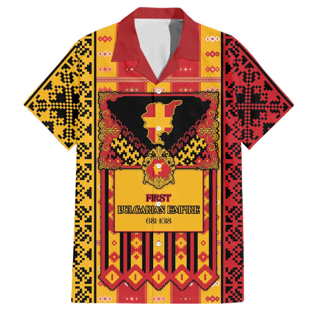 First Bulgarian Empire Family Matching Mermaid Dress and Hawaiian Shirt Slavic Patterns - Wonder Print Shop