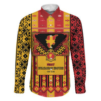 First Bulgarian Empire Family Matching Off Shoulder Short Dress and Hawaiian Shirt Slavic Patterns - Wonder Print Shop