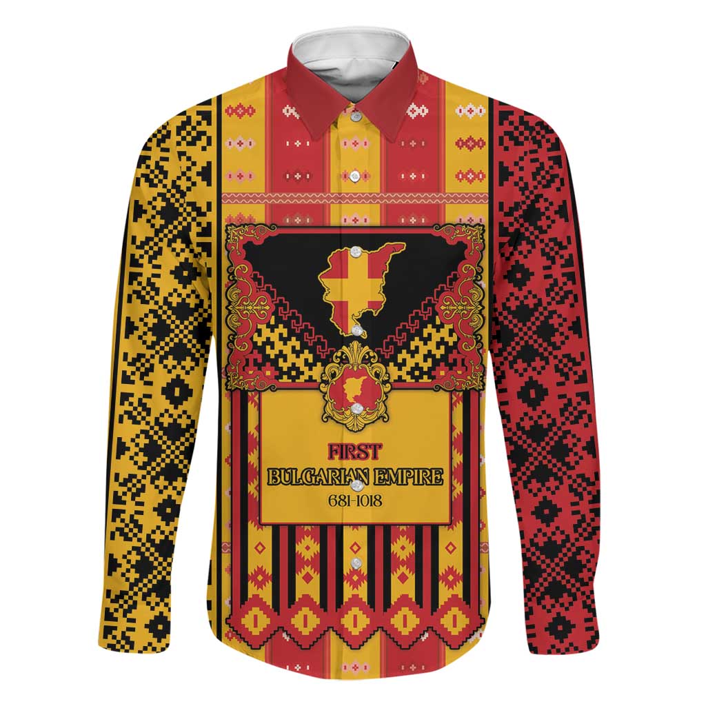 First Bulgarian Empire Family Matching Summer Maxi Dress and Hawaiian Shirt Slavic Patterns - Wonder Print Shop