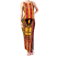 First Bulgarian Empire Family Matching Tank Maxi Dress and Hawaiian Shirt Slavic Patterns - Wonder Print Shop