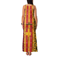 First Bulgarian Empire Family Matching Tank Maxi Dress and Hawaiian Shirt Slavic Patterns - Wonder Print Shop