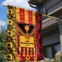 First Bulgarian Empire Garden Flag Slavic Patterns - Wonder Print Shop