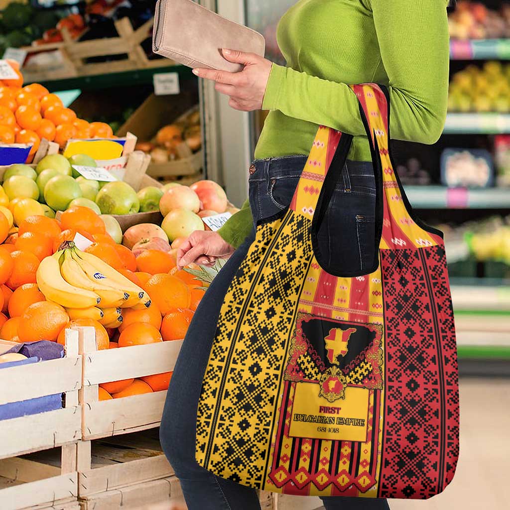 First Bulgarian Empire Grocery Bag Slavic Patterns - Wonder Print Shop