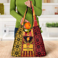 First Bulgarian Empire Grocery Bag Slavic Patterns - Wonder Print Shop