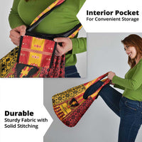 First Bulgarian Empire Grocery Bag Slavic Patterns - Wonder Print Shop
