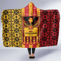 First Bulgarian Empire Hooded Blanket Slavic Patterns - Wonder Print Shop