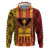 First Bulgarian Empire Hoodie Slavic Patterns - Wonder Print Shop
