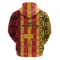 First Bulgarian Empire Hoodie Slavic Patterns - Wonder Print Shop