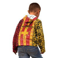 First Bulgarian Empire Kid Hoodie Slavic Patterns - Wonder Print Shop
