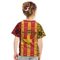 First Bulgarian Empire Kid T Shirt Slavic Patterns - Wonder Print Shop