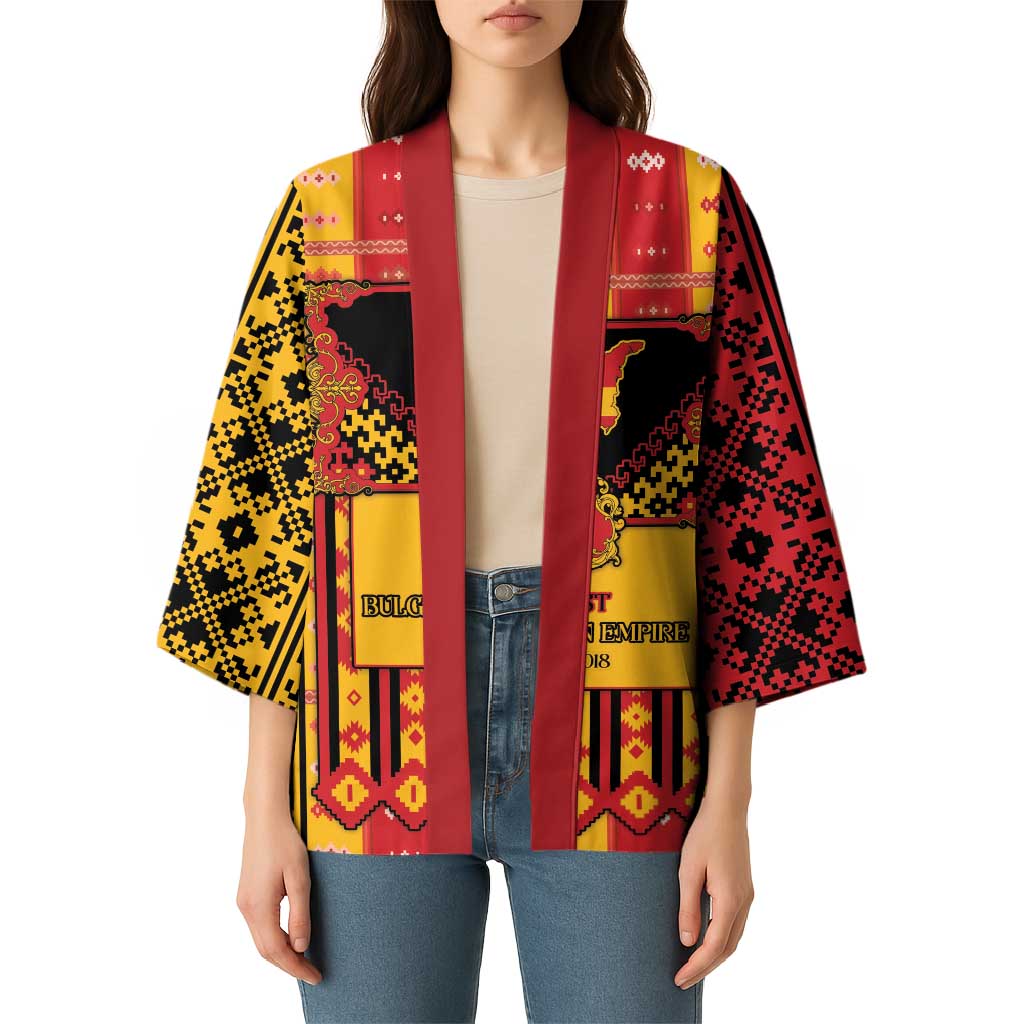 First Bulgarian Empire Kimono Slavic Patterns - Wonder Print Shop