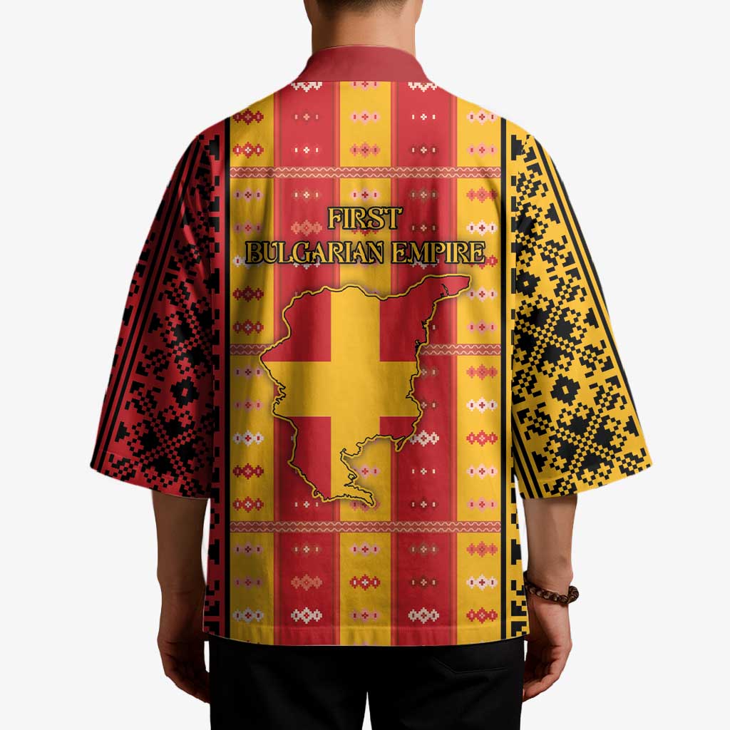 First Bulgarian Empire Kimono Slavic Patterns - Wonder Print Shop