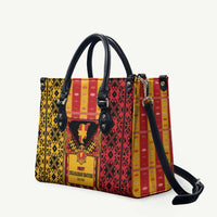 First Bulgarian Empire Leather Bag Slavic Patterns - Wonder Print Shop