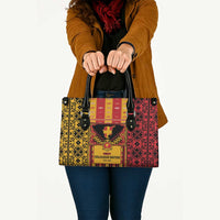 First Bulgarian Empire Leather Bag Slavic Patterns - Wonder Print Shop