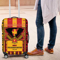 First Bulgarian Empire Luggage Cover Slavic Patterns - Wonder Print Shop