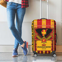 First Bulgarian Empire Luggage Cover Slavic Patterns - Wonder Print Shop