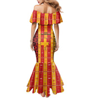 First Bulgarian Empire Mermaid Dress Slavic Patterns - Wonder Print Shop