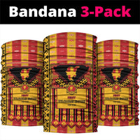 First Bulgarian Empire Neck Gaiter Slavic Patterns - Wonder Print Shop