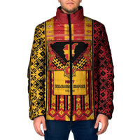 First Bulgarian Empire Padded Jacket Slavic Patterns - Wonder Print Shop
