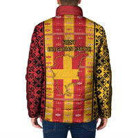 First Bulgarian Empire Padded Jacket Slavic Patterns - Wonder Print Shop