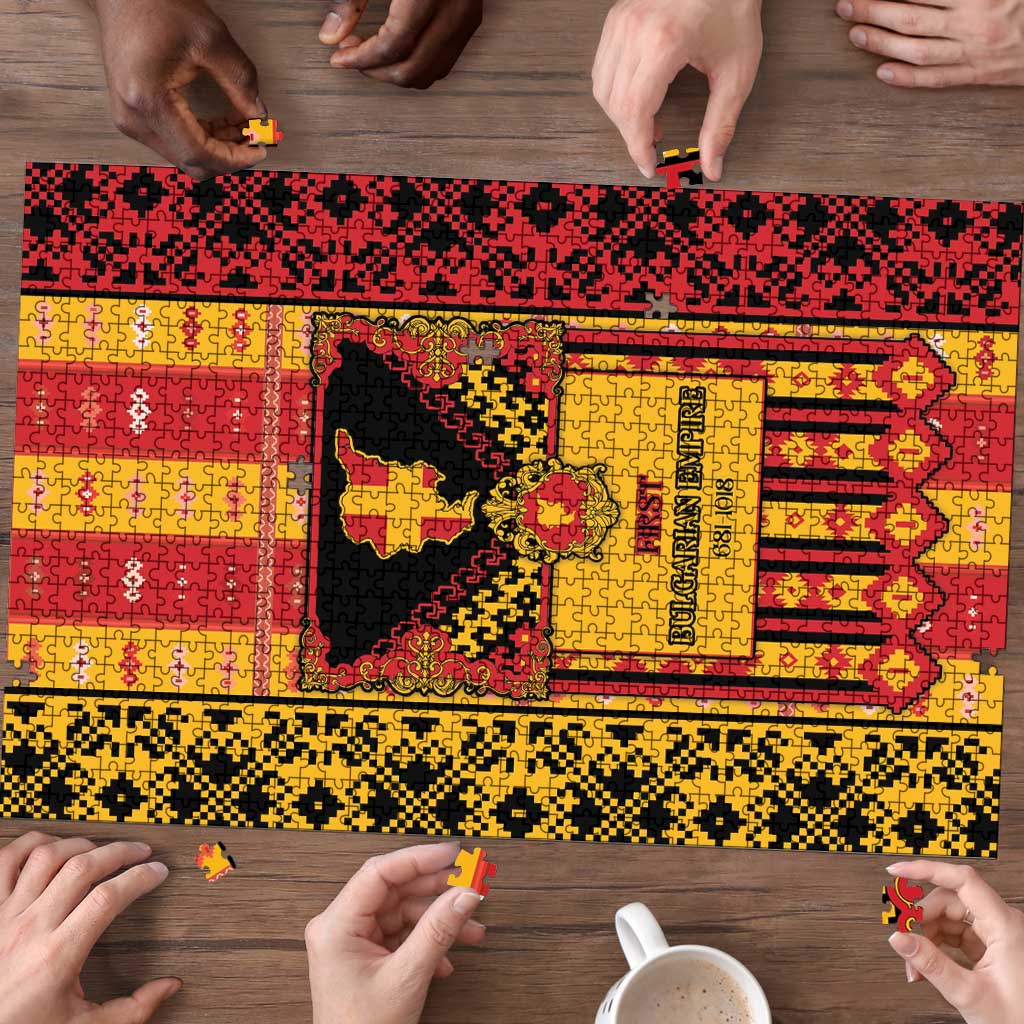 First Bulgarian Empire Puzzle Slavic Patterns - Wonder Print Shop