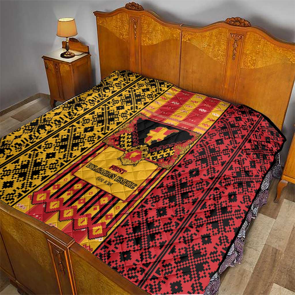 First Bulgarian Empire Quilt Slavic Patterns - Wonder Print Shop
