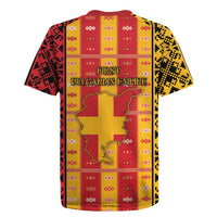 First Bulgarian Empire Rugby Jersey Slavic Patterns - Wonder Print Shop