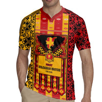 First Bulgarian Empire Rugby Jersey Slavic Patterns - Wonder Print Shop