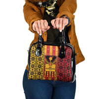 First Bulgarian Empire Shoulder Handbag Slavic Patterns - Wonder Print Shop
