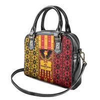First Bulgarian Empire Shoulder Handbag Slavic Patterns - Wonder Print Shop