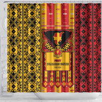First Bulgarian Empire Shower Curtain Slavic Patterns - Wonder Print Shop