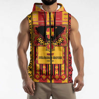 First Bulgarian Empire Sleeveless Zip Hoodie Slavic Patterns - Wonder Print Shop