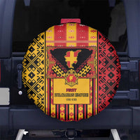 First Bulgarian Empire Spare Tire Cover Slavic Patterns - Wonder Print Shop