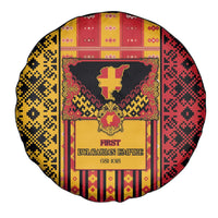 First Bulgarian Empire Spare Tire Cover Slavic Patterns - Wonder Print Shop