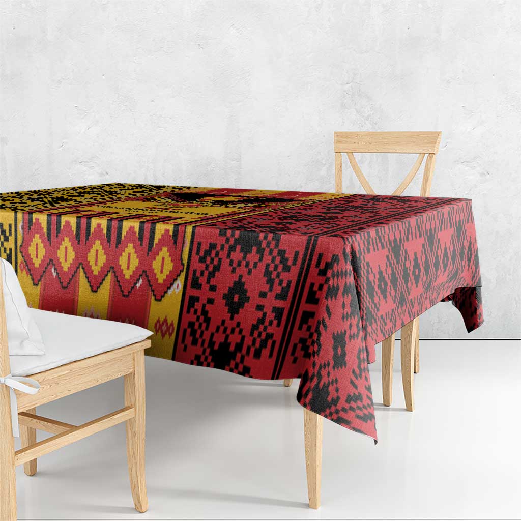 First Bulgarian Empire Tablecloth Slavic Patterns - Wonder Print Shop