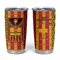 First Bulgarian Empire Tumbler Cup Slavic Patterns - Wonder Print Shop