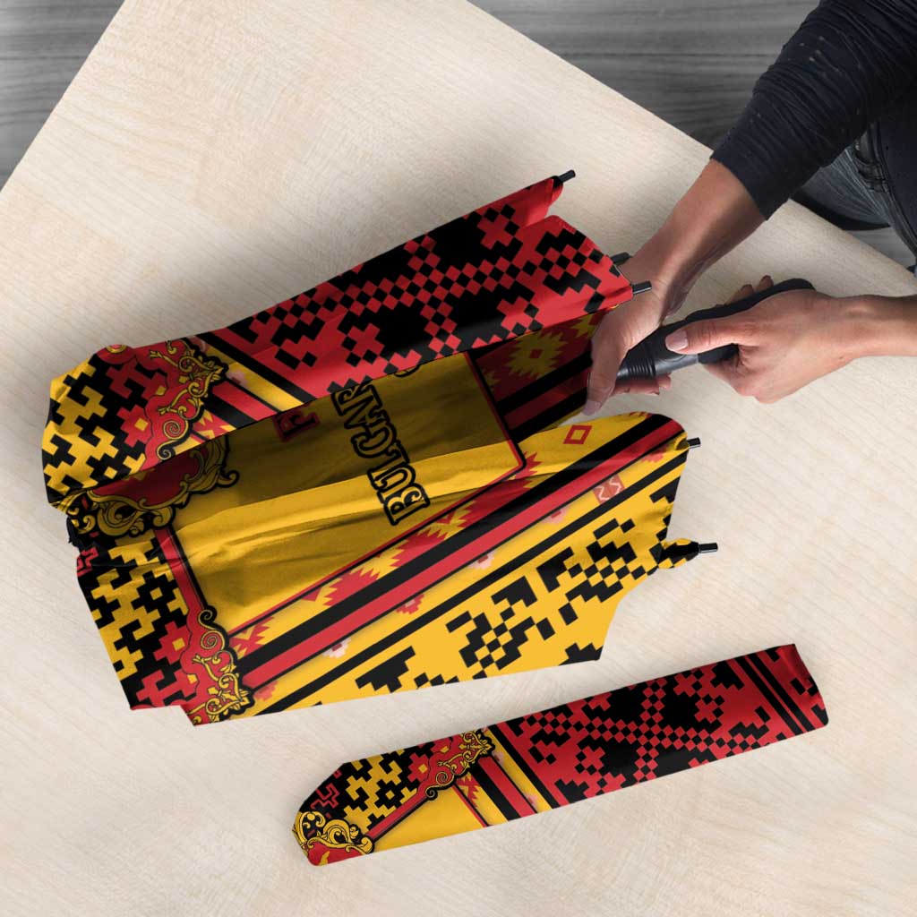 First Bulgarian Empire Umbrella Slavic Patterns - Wonder Print Shop