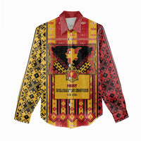 First Bulgarian Empire Women Casual Shirt Slavic Patterns - Wonder Print Shop