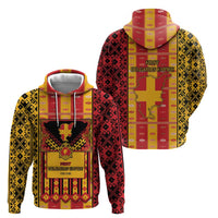 First Bulgarian Empire Zip Hoodie Slavic Patterns - Wonder Print Shop