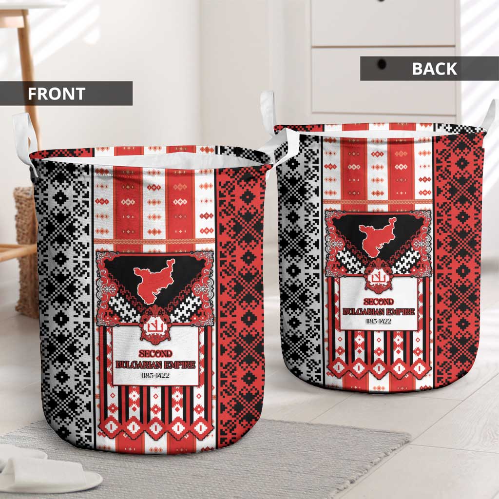 Second Bulgarian Empire Laundry Basket Slavic Patterns - Wonder Print Shop
